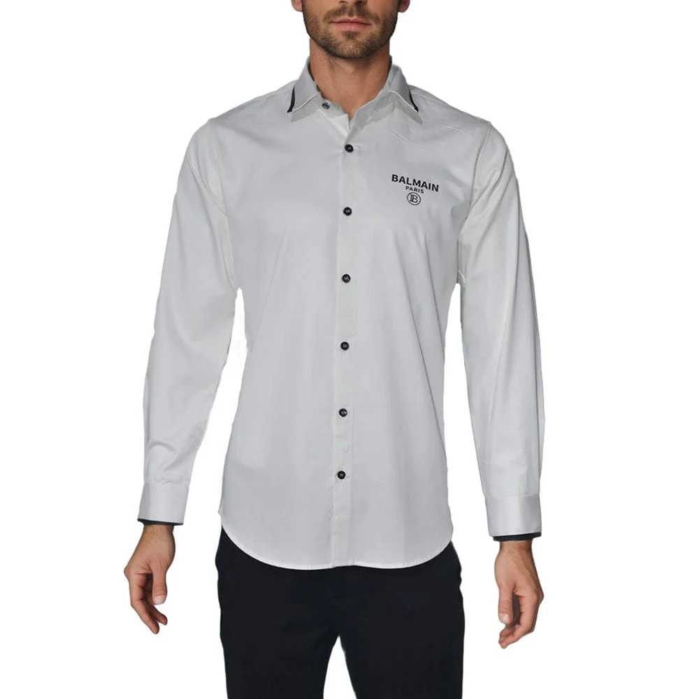 Balmain White Premium Quality Shirt-4