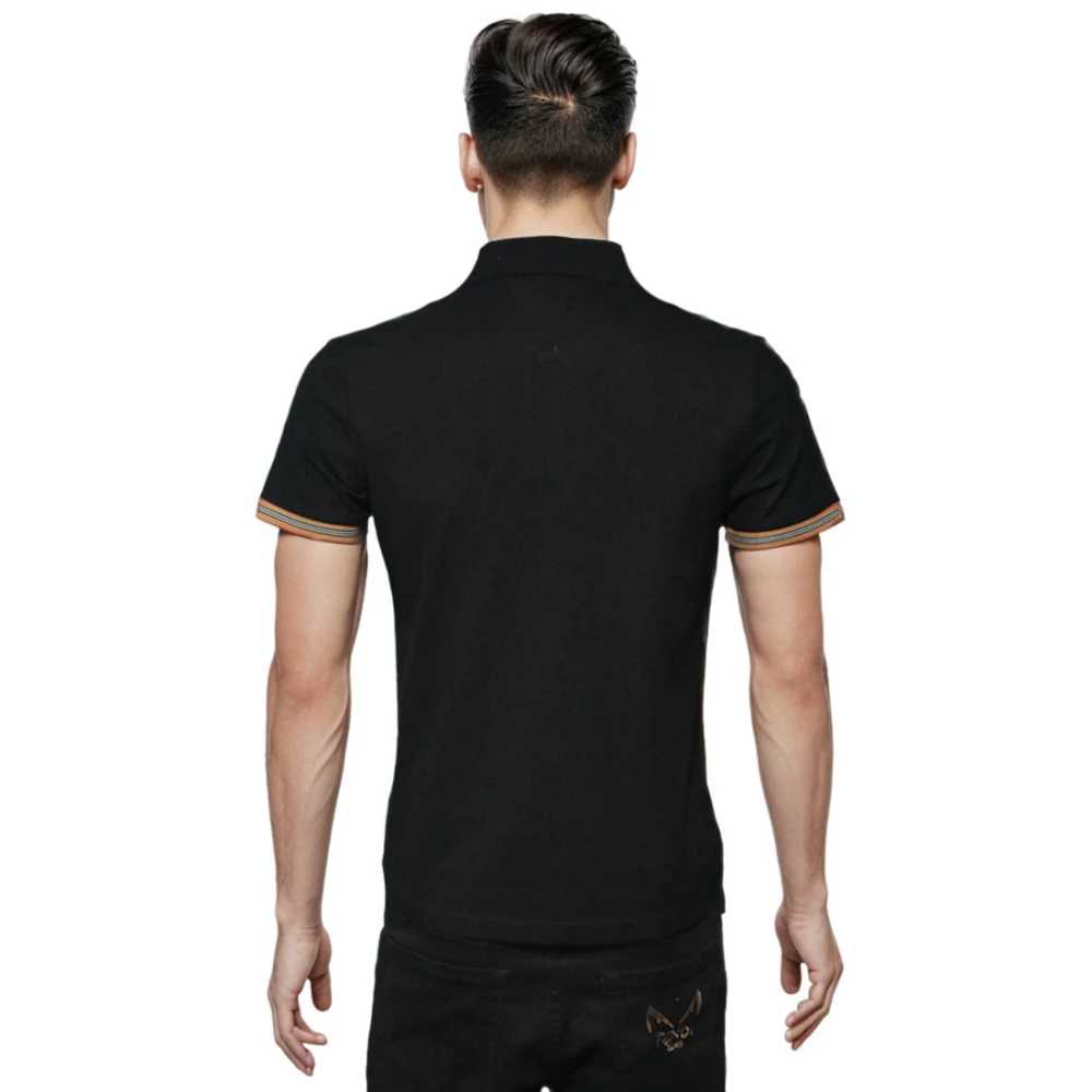 Burberry Embroidery Logo Black Premium T-shirt-1