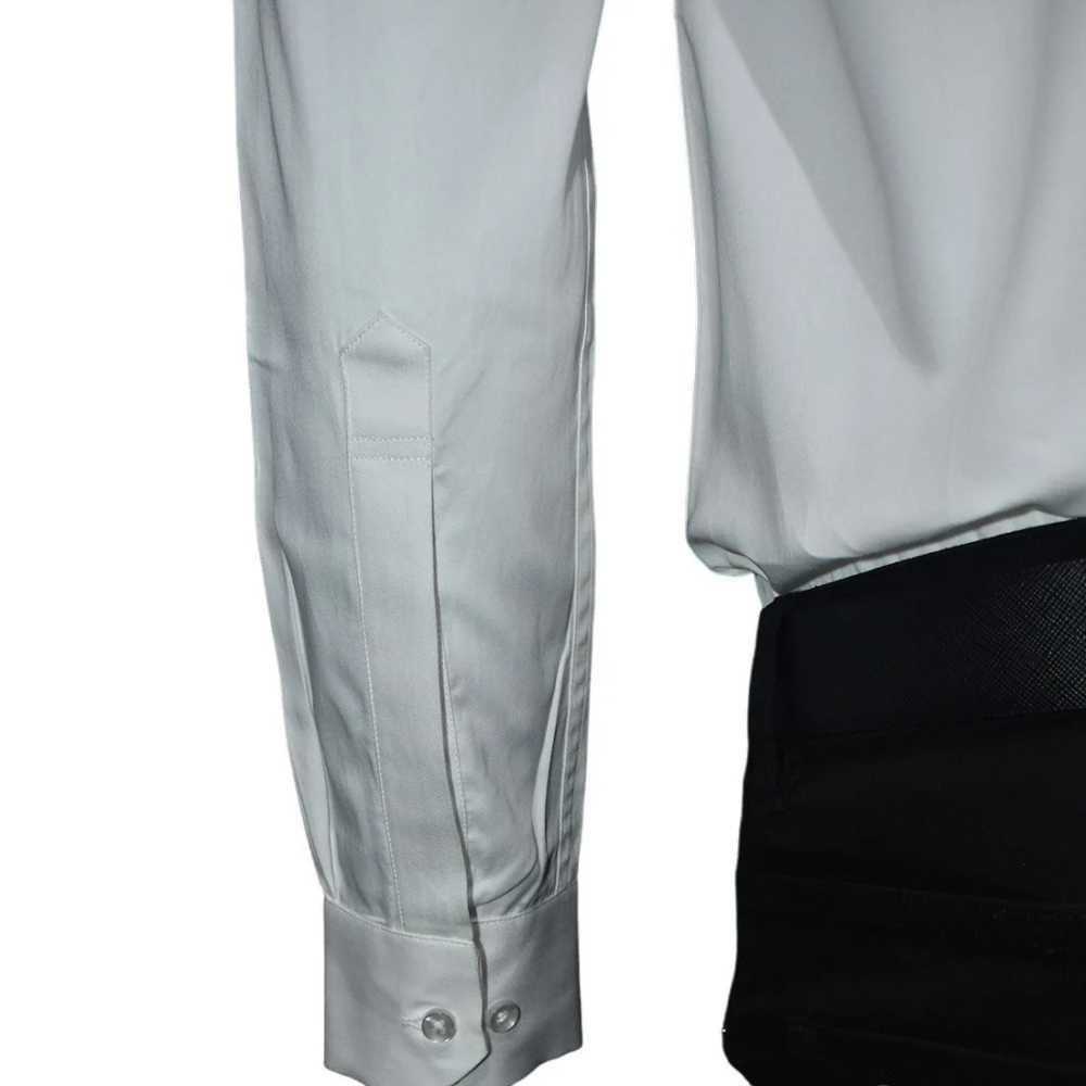 Balmain White Premium Quality Slim Fit Formal Men's Shirt-thumb-5