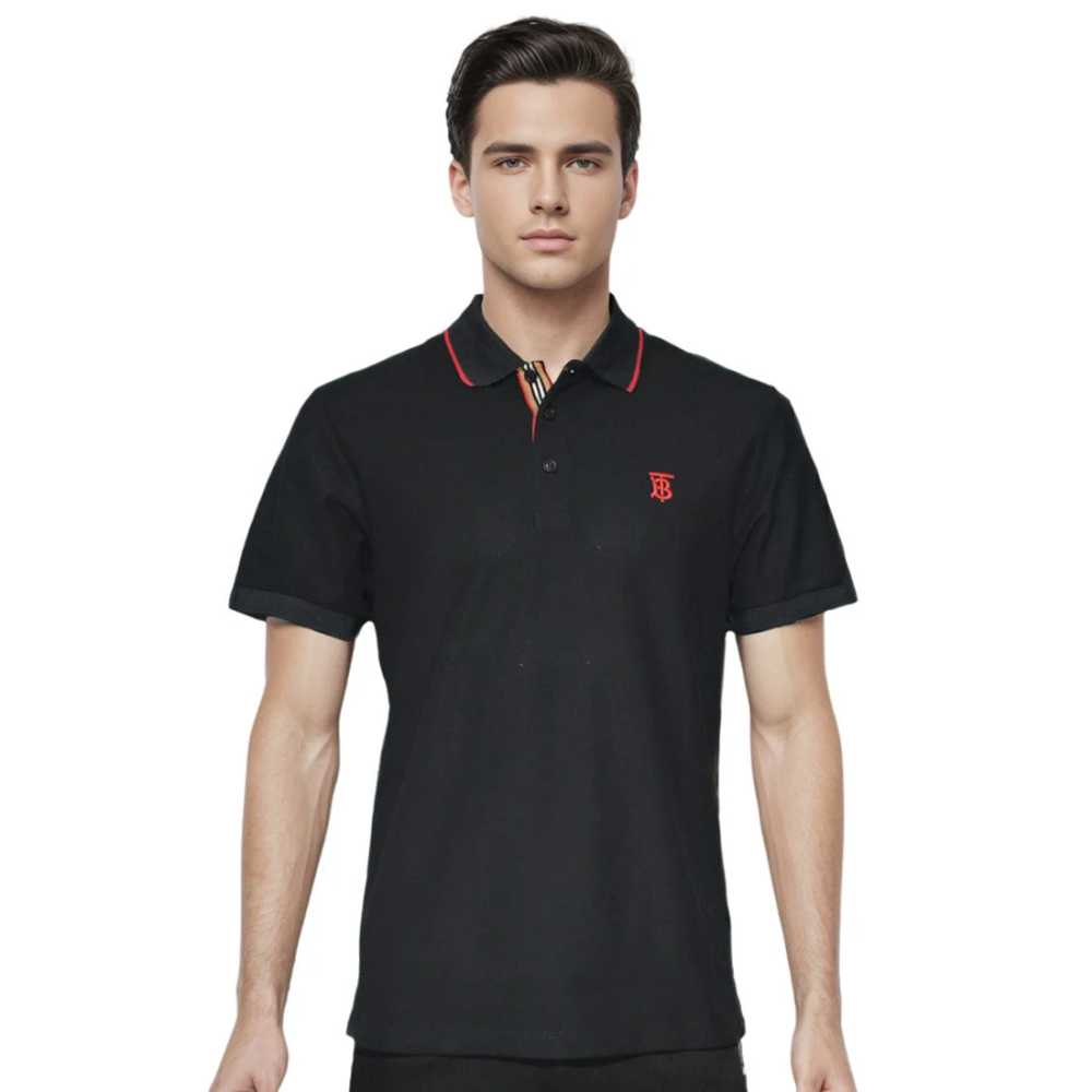 Burberry Icon Stripe Black Premium T-shirt