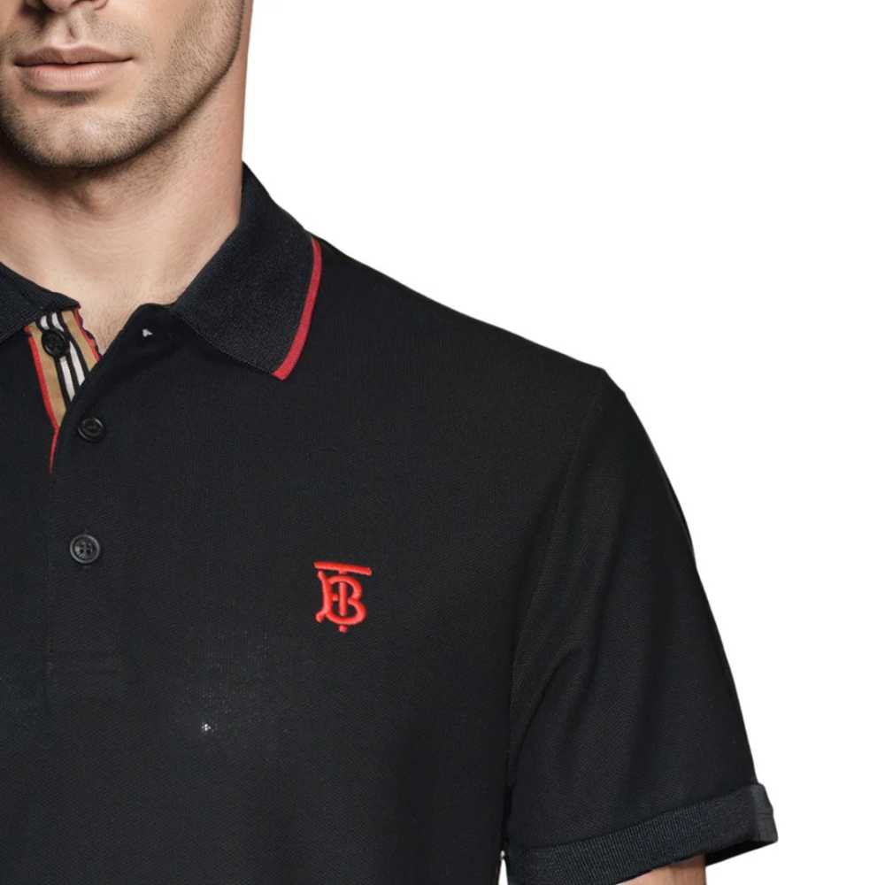 Burberry Icon Stripe Black Premium T-shirt-4