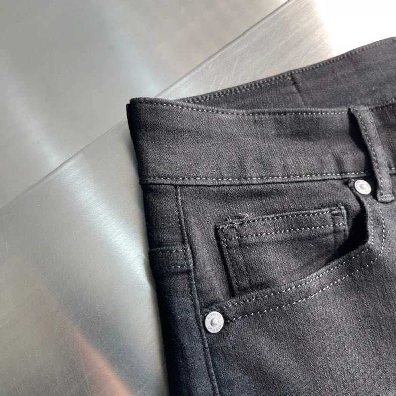 Burberry Black Premium Quality Jeans-thumb-3