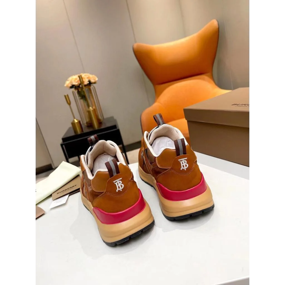 Burberry Brown Premium Quality Sneakers-3