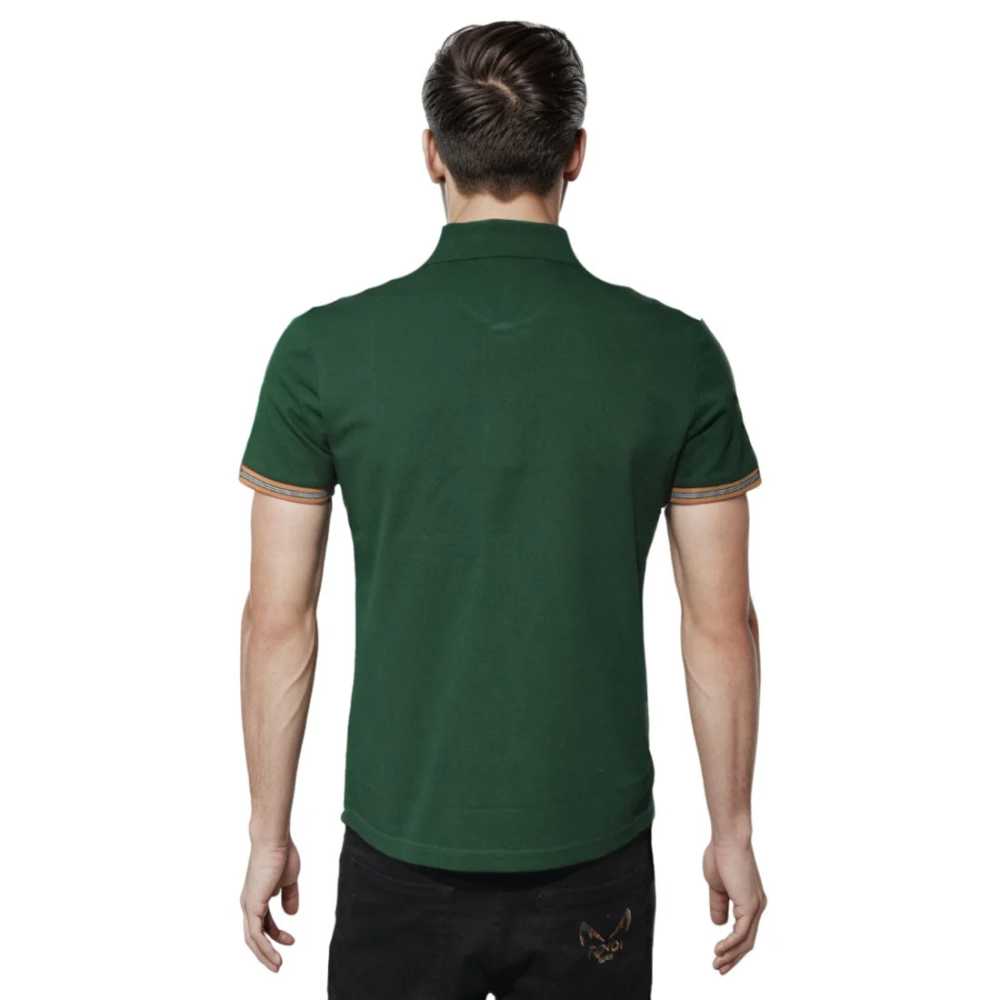 Burberry Embroidery Logo Green Premium T-shirt-1
