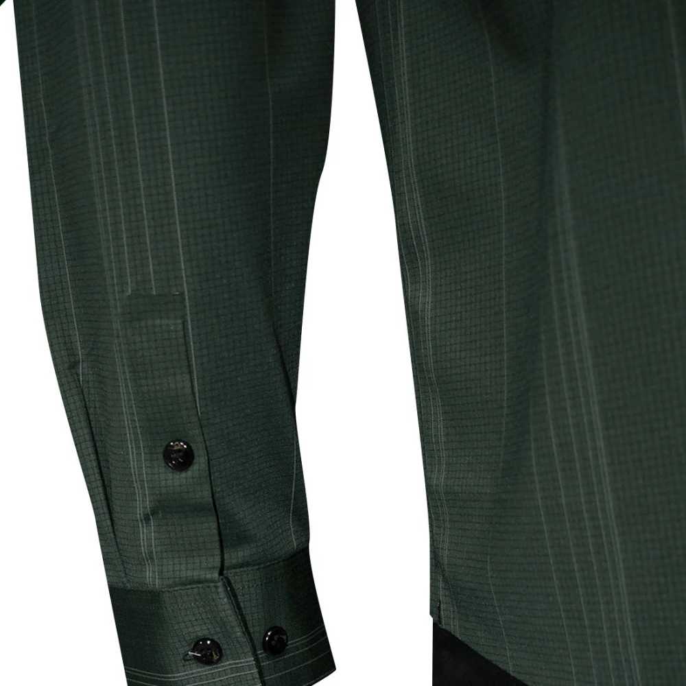 Burberry Dark Green Premium Quality Shirt-4