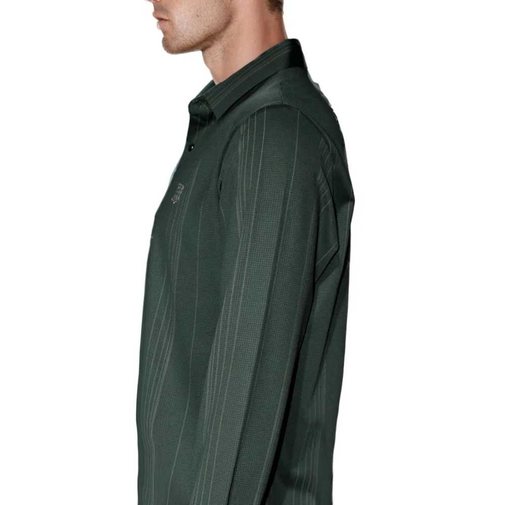 Burberry Dark Green Premium Quality Shirt-3