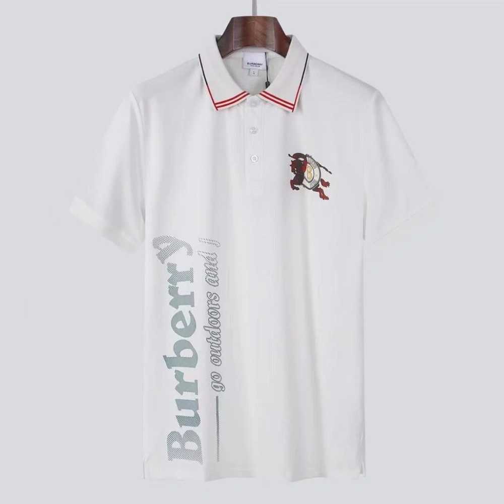 Burberry White Premium Quality Tees-6