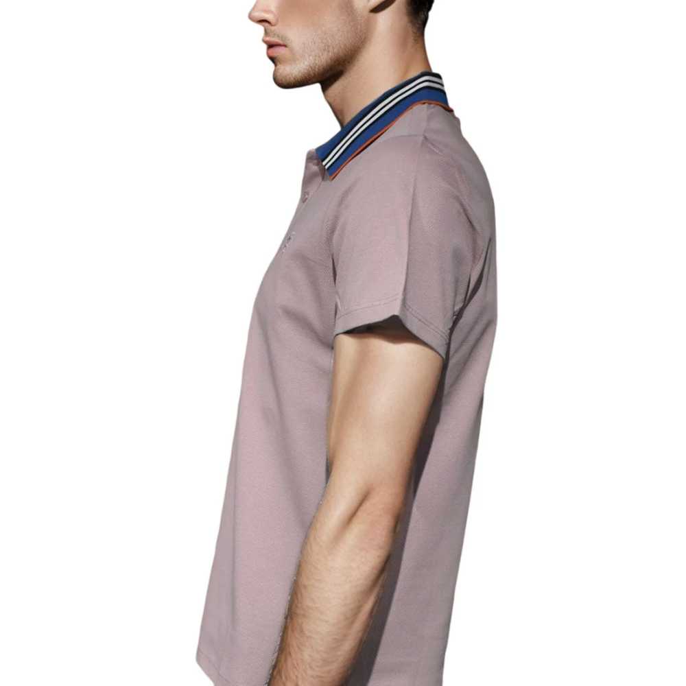 Burberry Embroidered Logo Light Purple Premium T-shirt-3