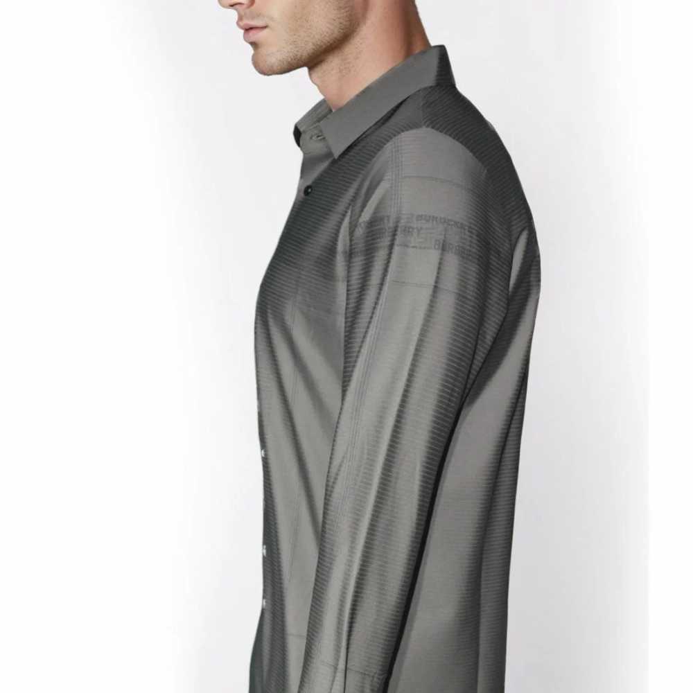 Burberry Grey Premium Quality Shirt-thumb-3