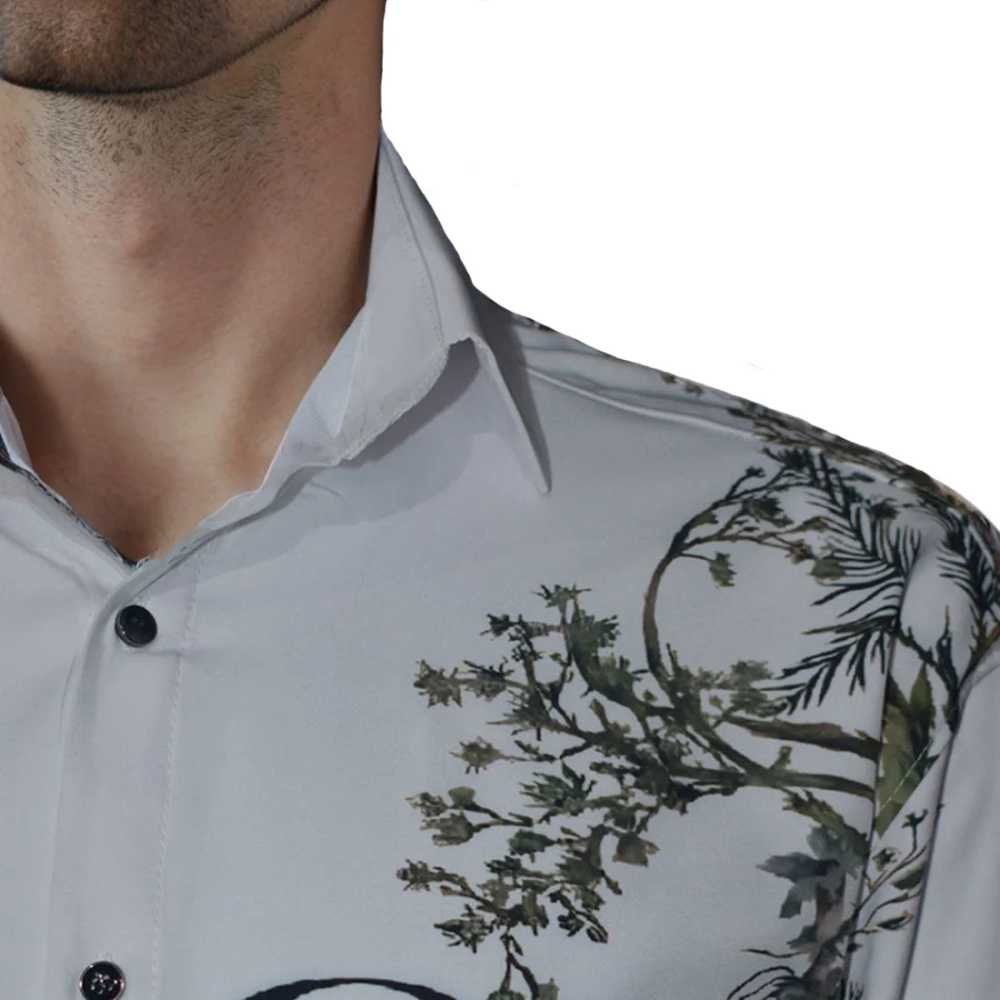 Christian Dior Flower Printed Premium Quality Shirt-thumb-4