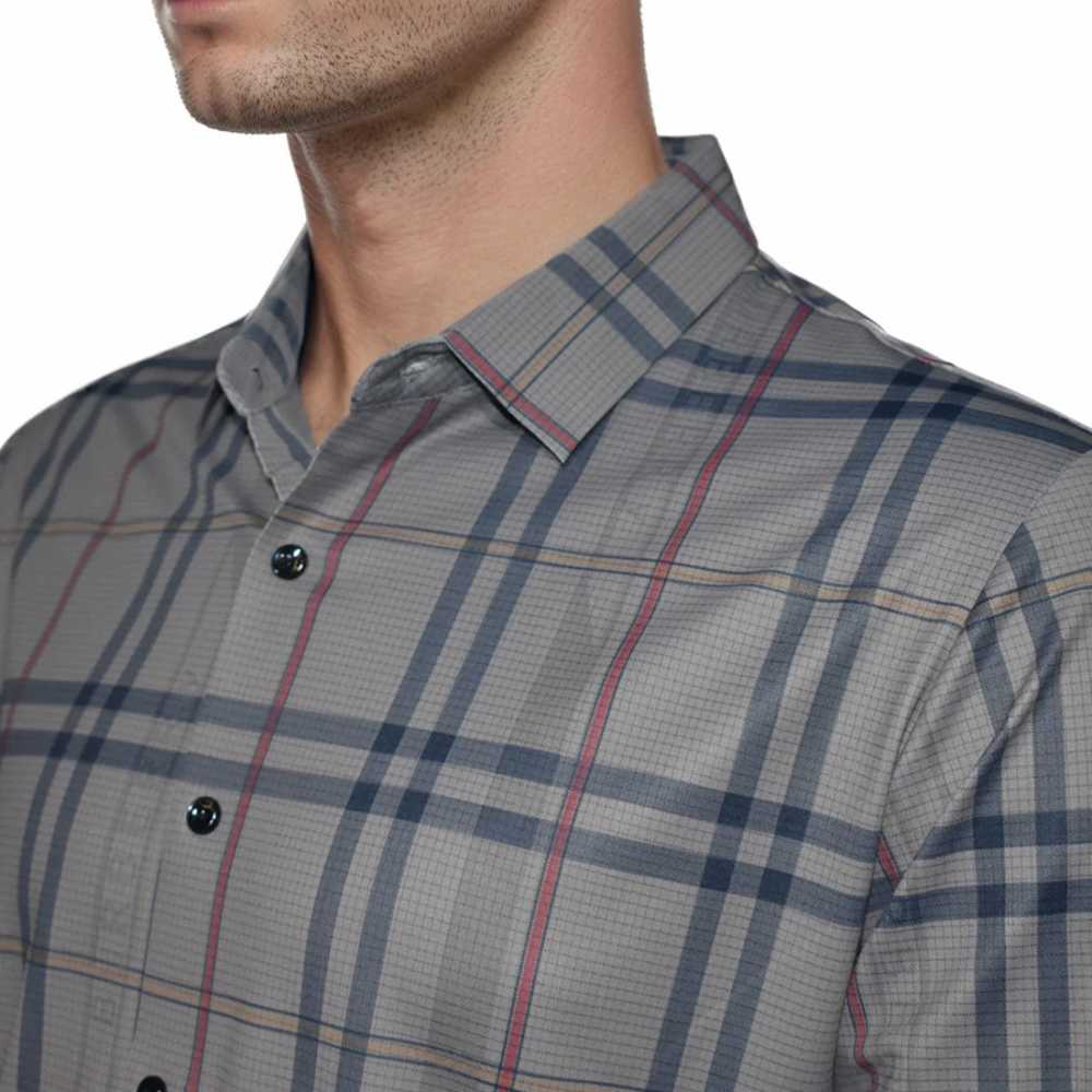 Burberry Grey Premium Quality Shirt-thumb-2