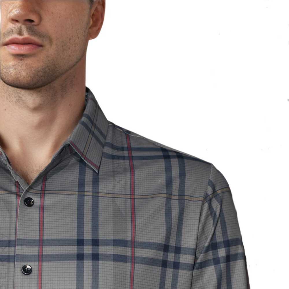 Burberry Grey Premium Quality Shirt-thumb-5