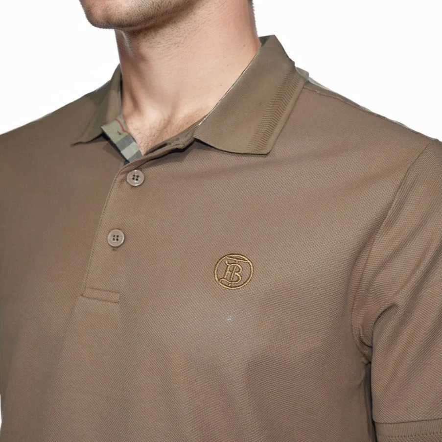 Burberry Brown Premium Quality T-shirt-thumb-2