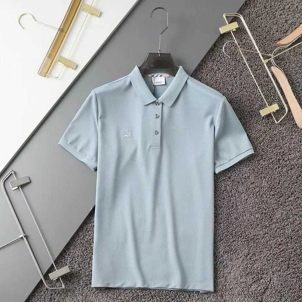 Burberry Blue Premium Quality Tees-0
