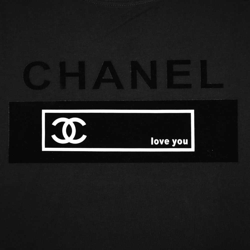Chanel Black Premium Quality Women T-shirt-4