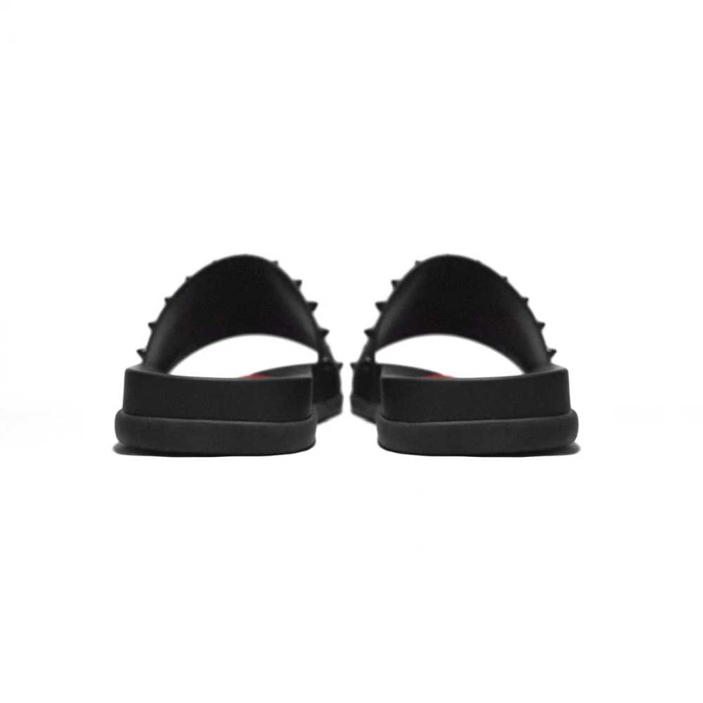 Christian Louboutin Black Premium Quality Men's Flip-Flops-5