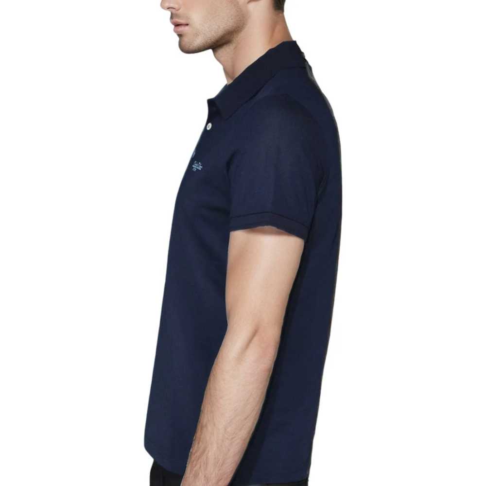 Christian Dior Embroidered logo Navy Blue Premium T-shirt-thumb-3