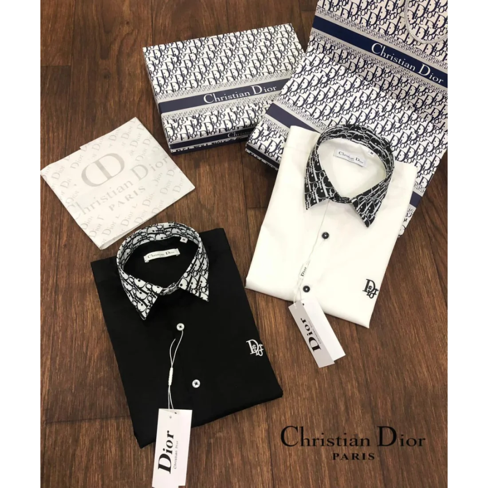 Dior White Premium Quality Shirt-0