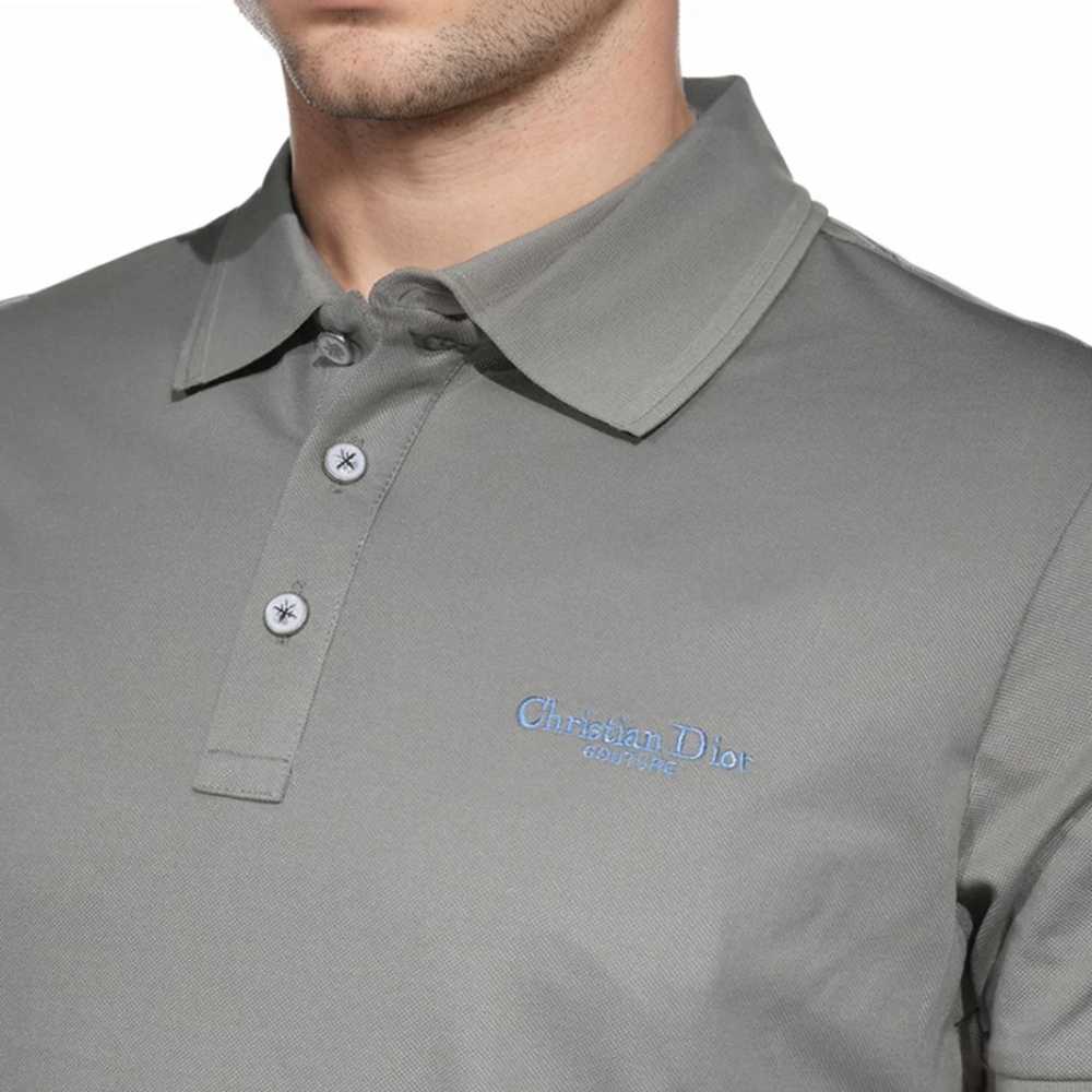 Christian Dior Embroidered logo Sand Premium T-shirt-2