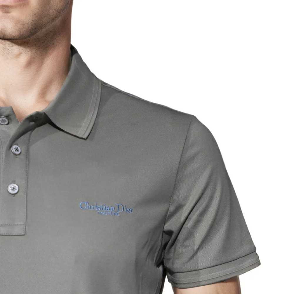 Christian Dior Embroidered logo Sand Premium T-shirt-4