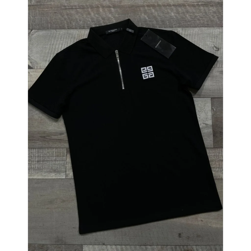 Givenchy Black Premium Quality Polo Tees-0