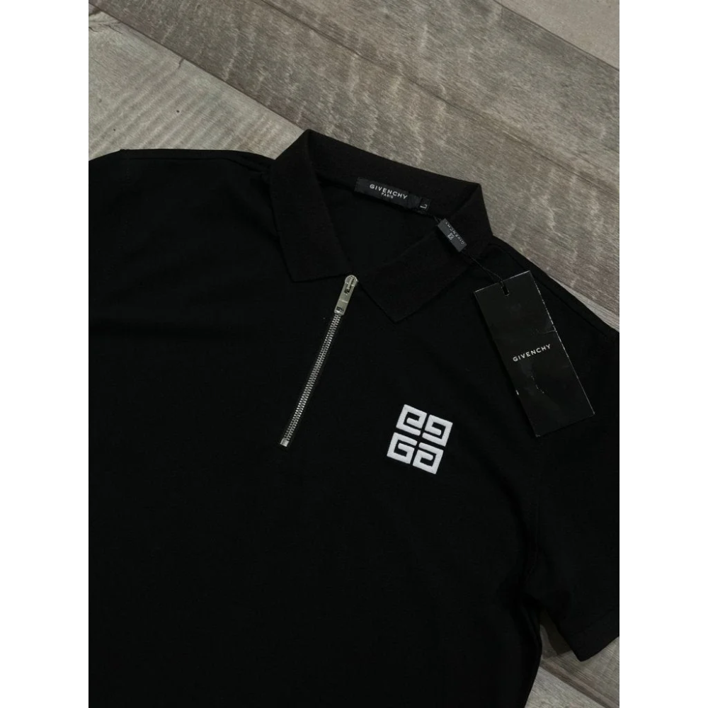 Givenchy Black Premium Quality Polo Tees-1
