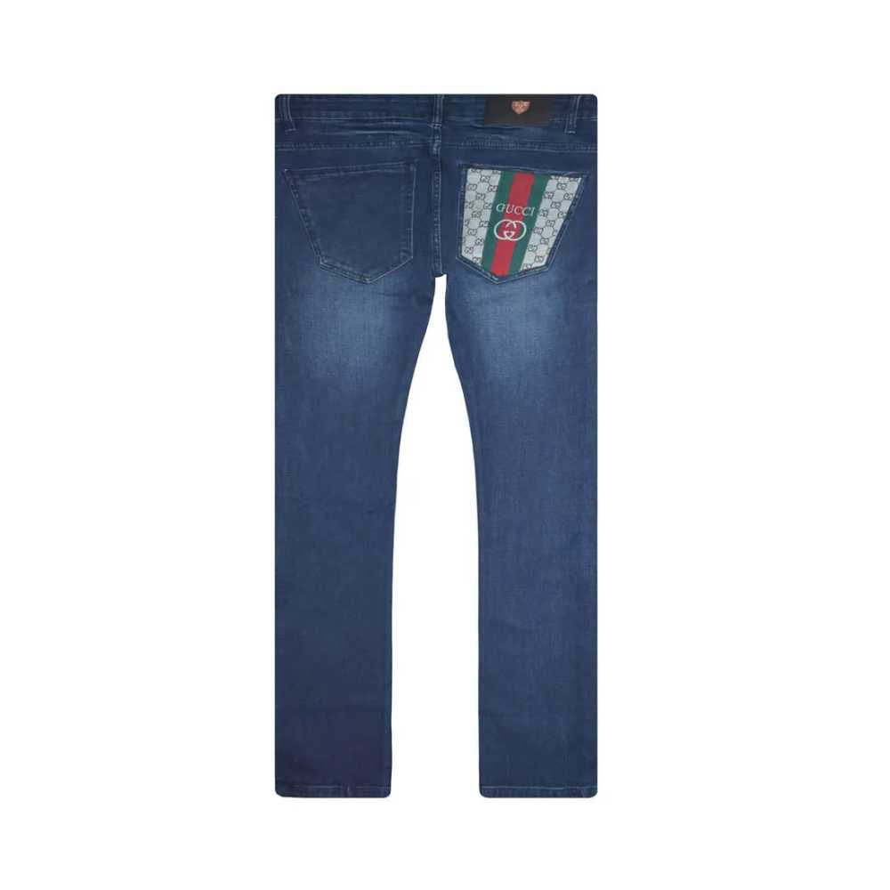 Gucci Blue Premium Quality Denim Jeans-4