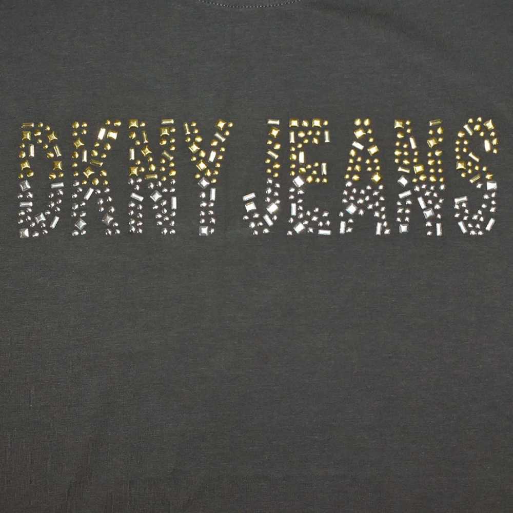 DKNY Grey Premium Quality Women T-shirt-3