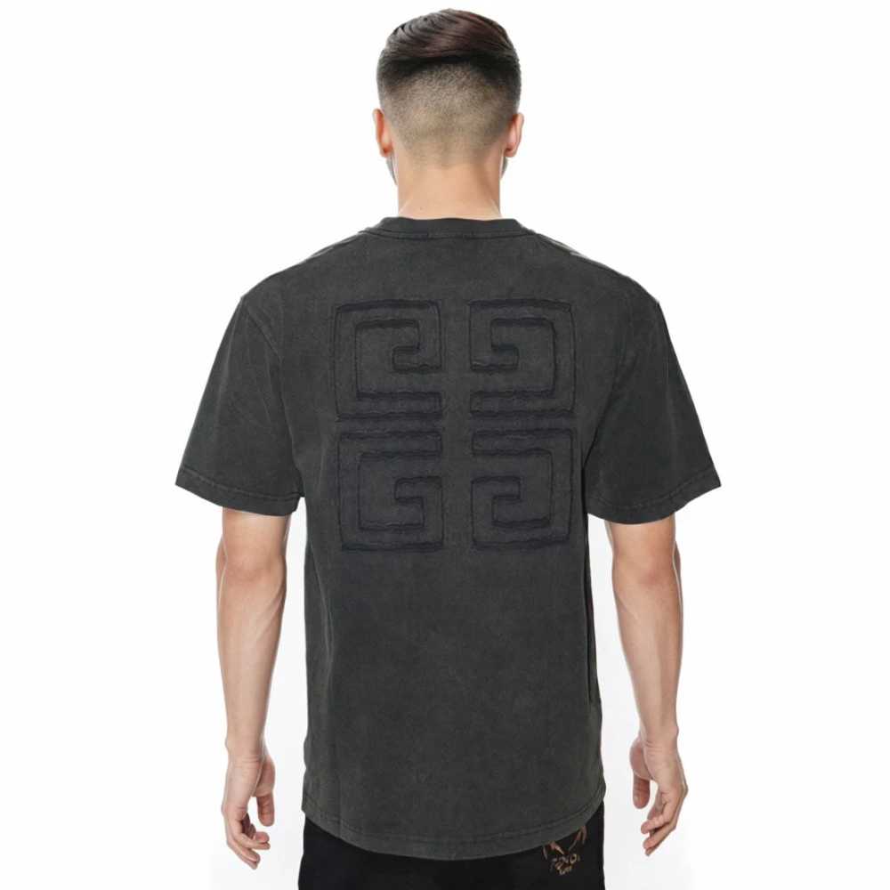 Givenchy Embroidered Black Premium Quality T-shirt-1