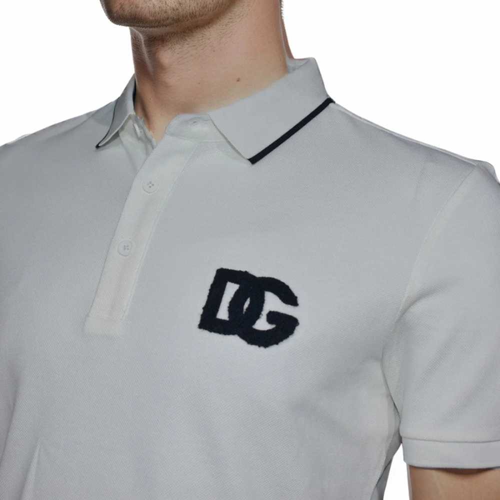 Dolce & Gabbana Embroidery logo White Premium T-shirt-2