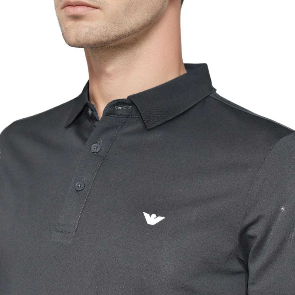 Emporio Armani Embossed logo Dark Grey Premium T-shirt-2