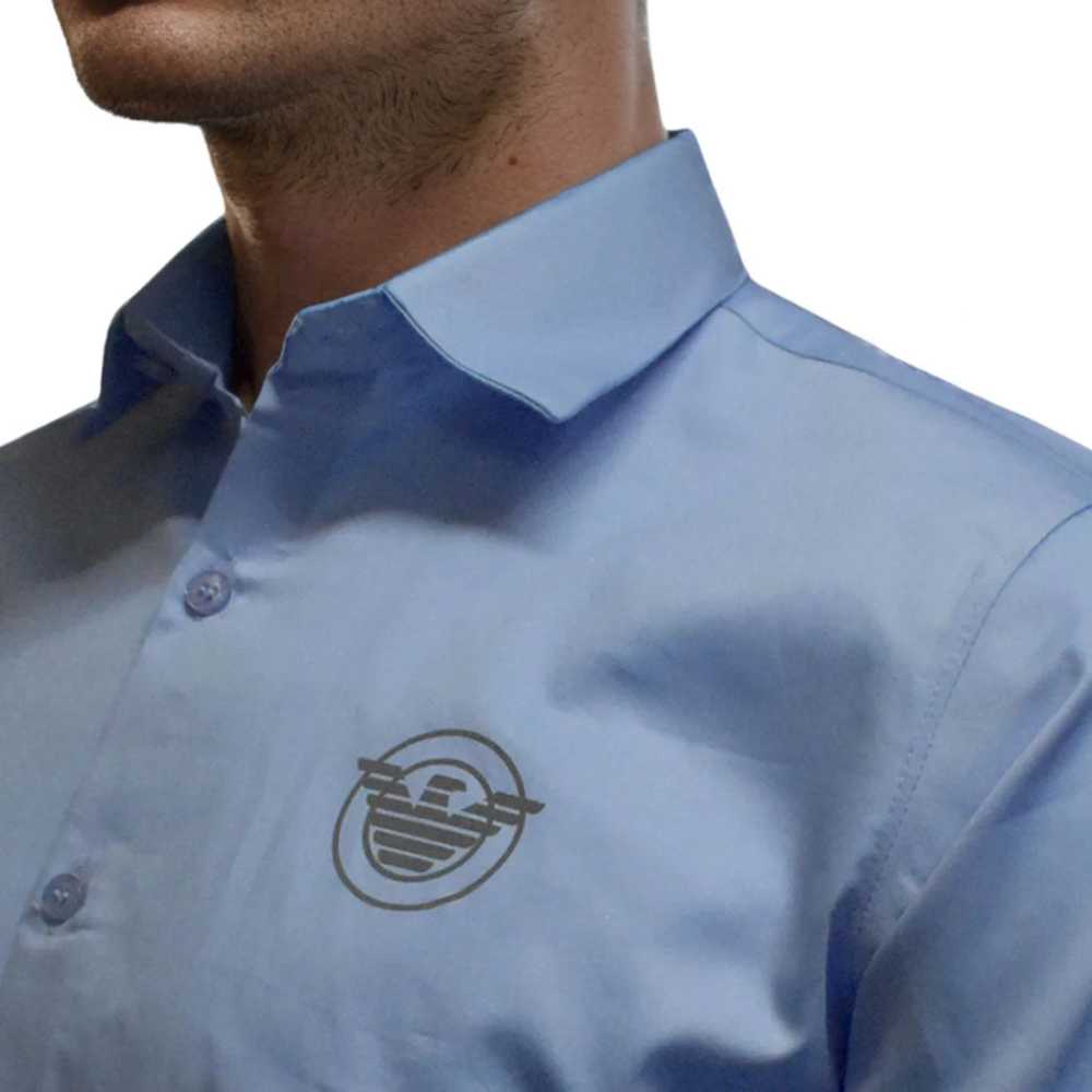 Giorgio Armani Sky Blue Premium Quality Shirt-2