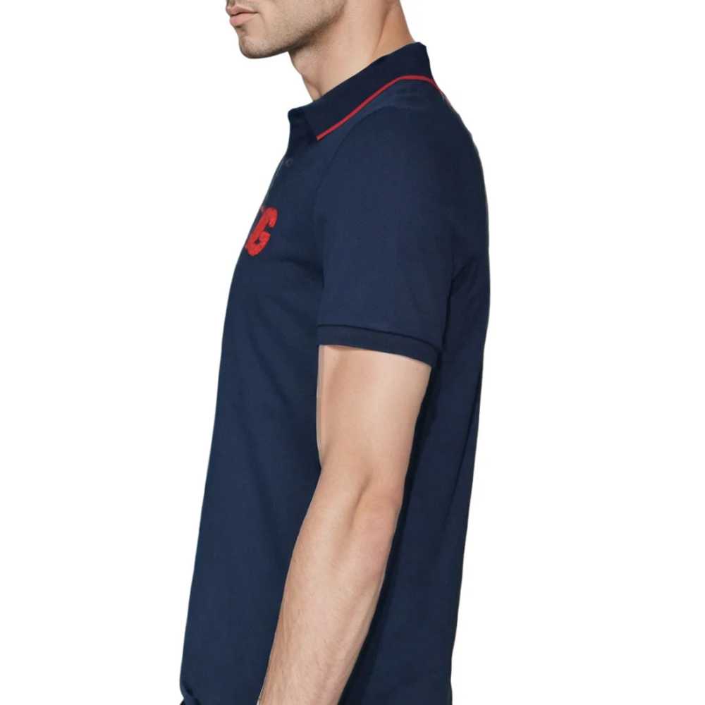 Dolce & Gabbana Embroidery logo Navy Blue Premium T-shirt-2