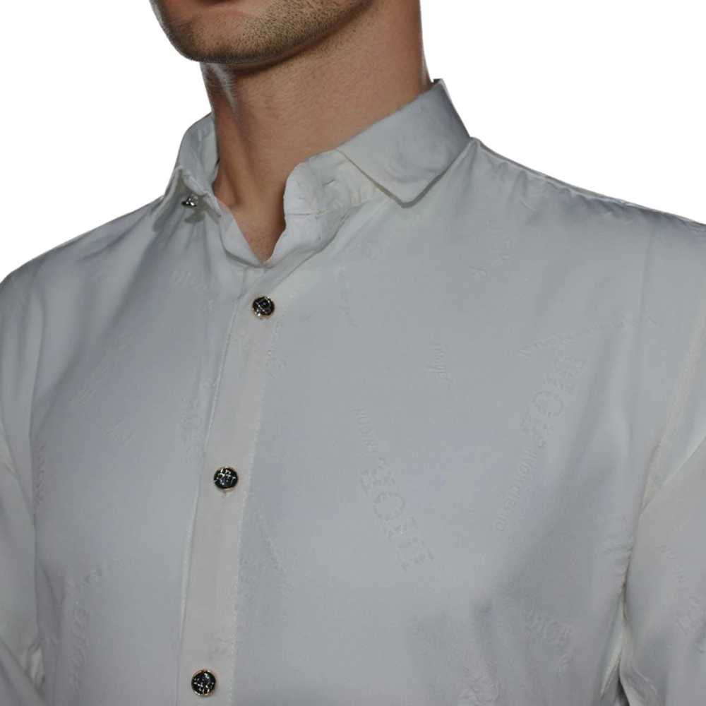 Dior White Premium Quality Logo Printed Shirt-thumb-2
