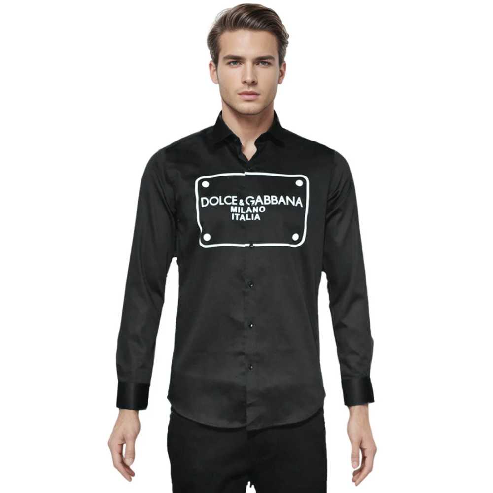 Dolce & Gabbana Black Premium Quality Full Sleeve Shirt-6