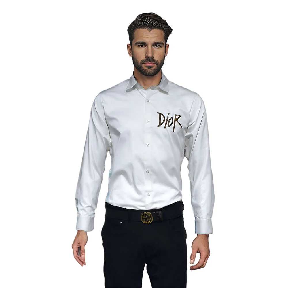 Dior White Premium Quality Shirt-thumb-0