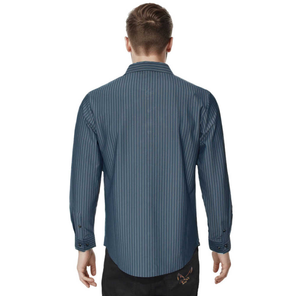 Emporio Armani Blue Premium Quality Shirt-thumb-1