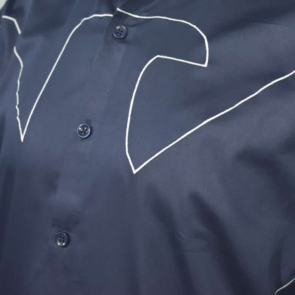 Emporio Armani Navy Blue Premium Quality Shirt-4