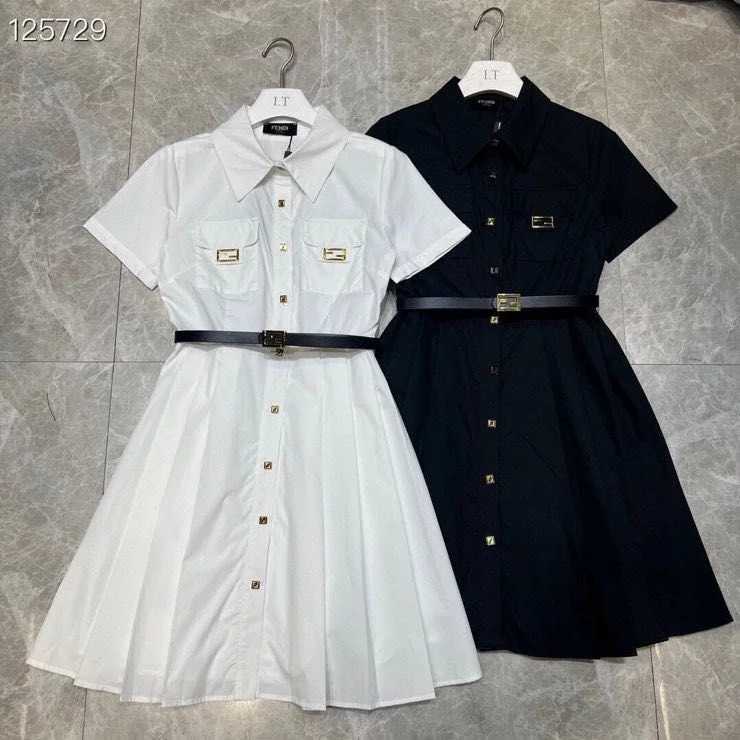 Fendi Premium Quality Short Sleeve Dress-8