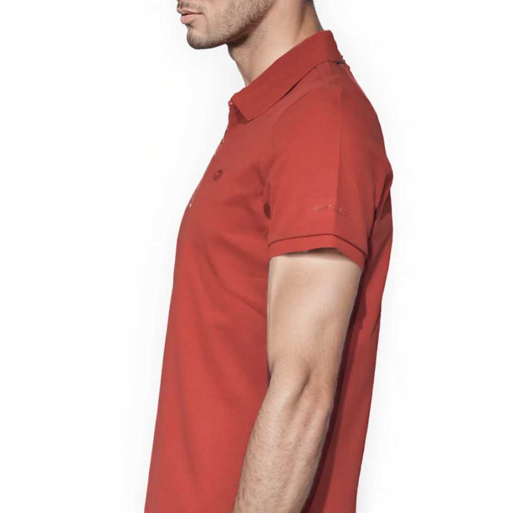 Salvatore Ferragamo Embroidered logo Red Premium T-shirt-3