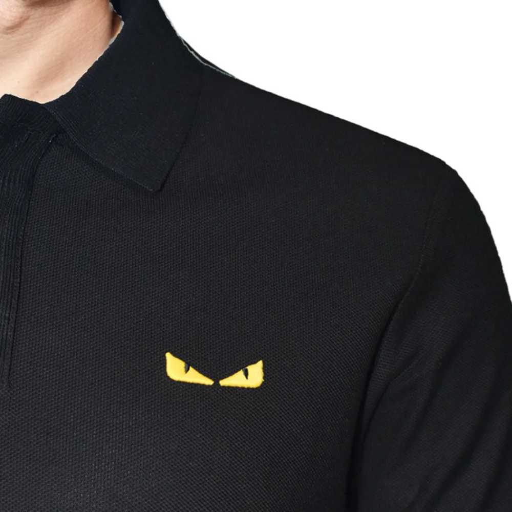 Fendi Black Premium Quality T-shirt-thumb-4