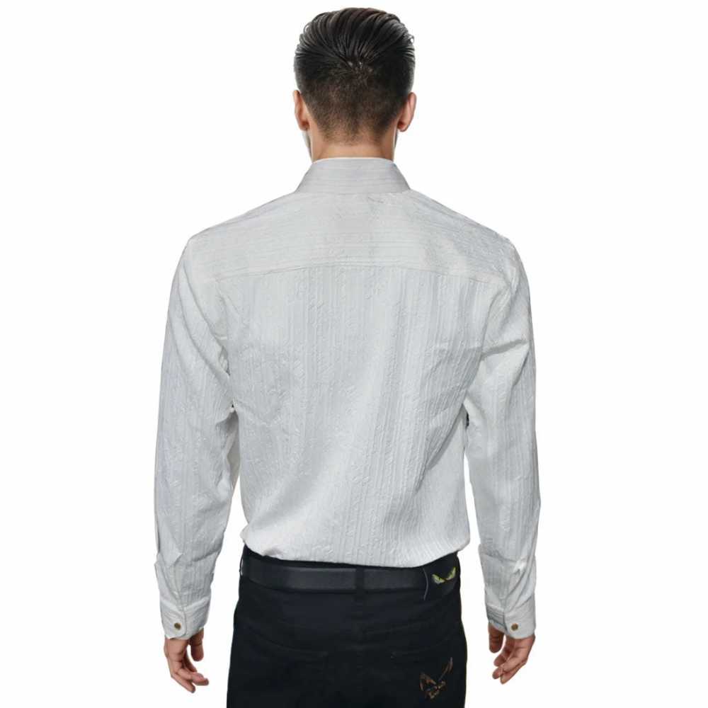 Fendi White Premium Quality Long Sleeve Designer Shirt-1