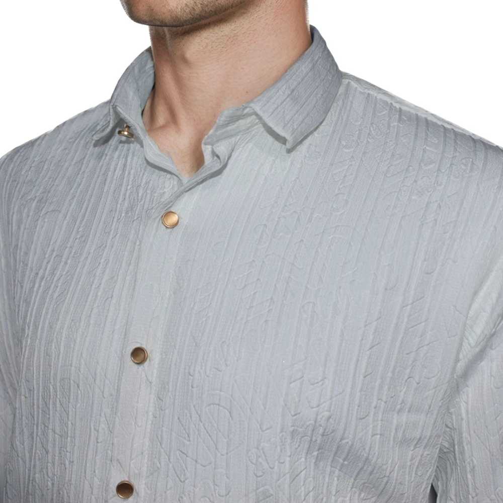 Fendi White Premium Quality Long Sleeve Designer Shirt-3