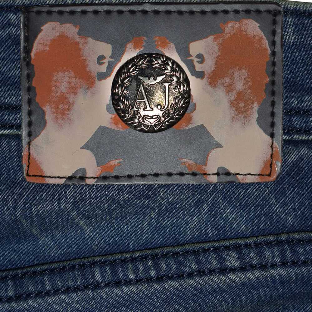 Giorgio Armani Dark Blue Premium Quality Jeans-thumb-3