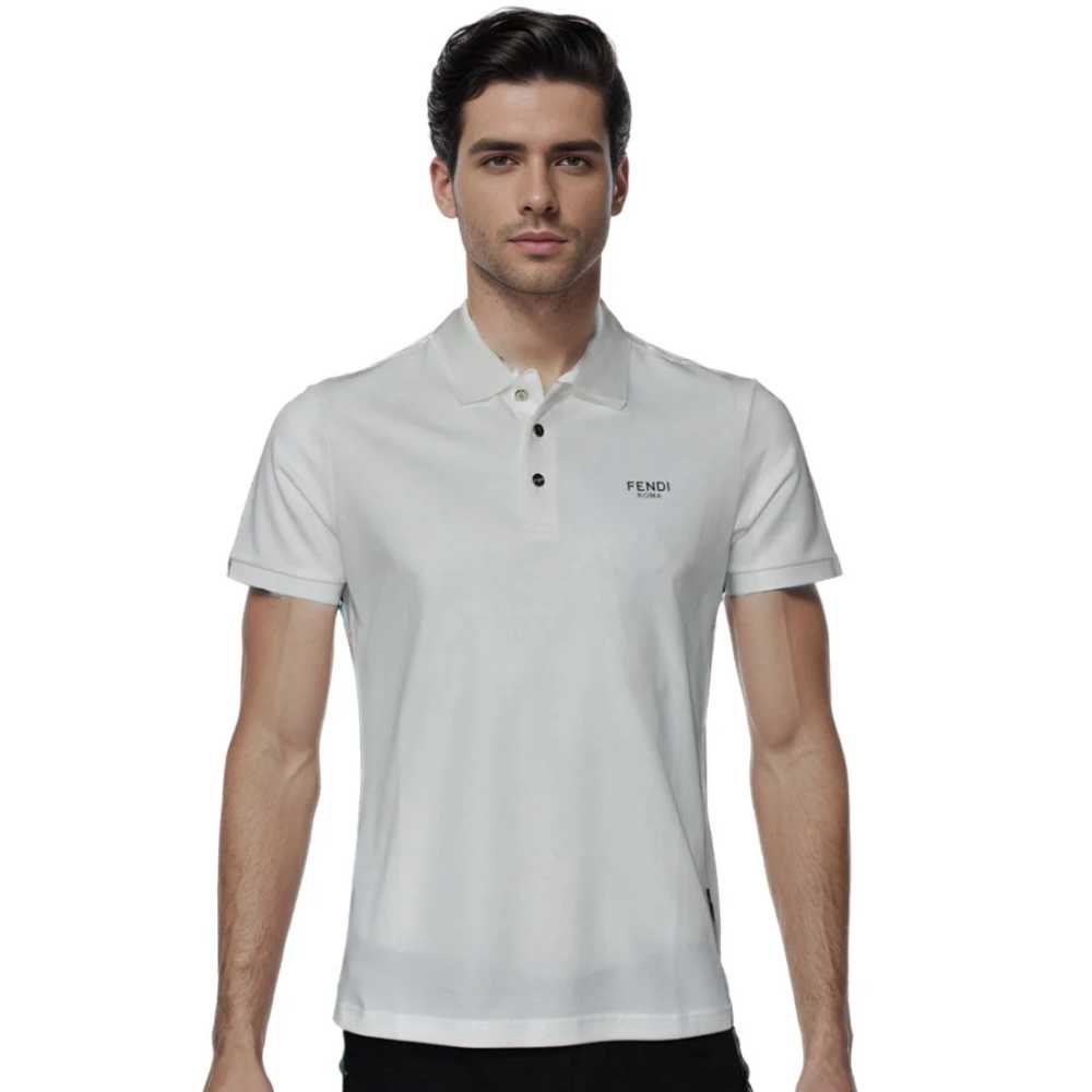 Fendi White Premium Quality T-shirt