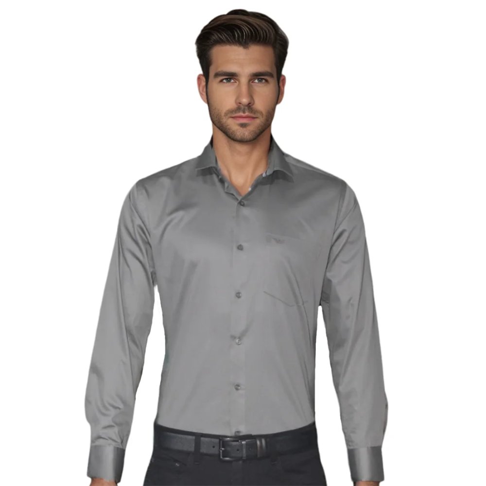 Giorgio Armani Dark Grey Premium Quality Shirt-0