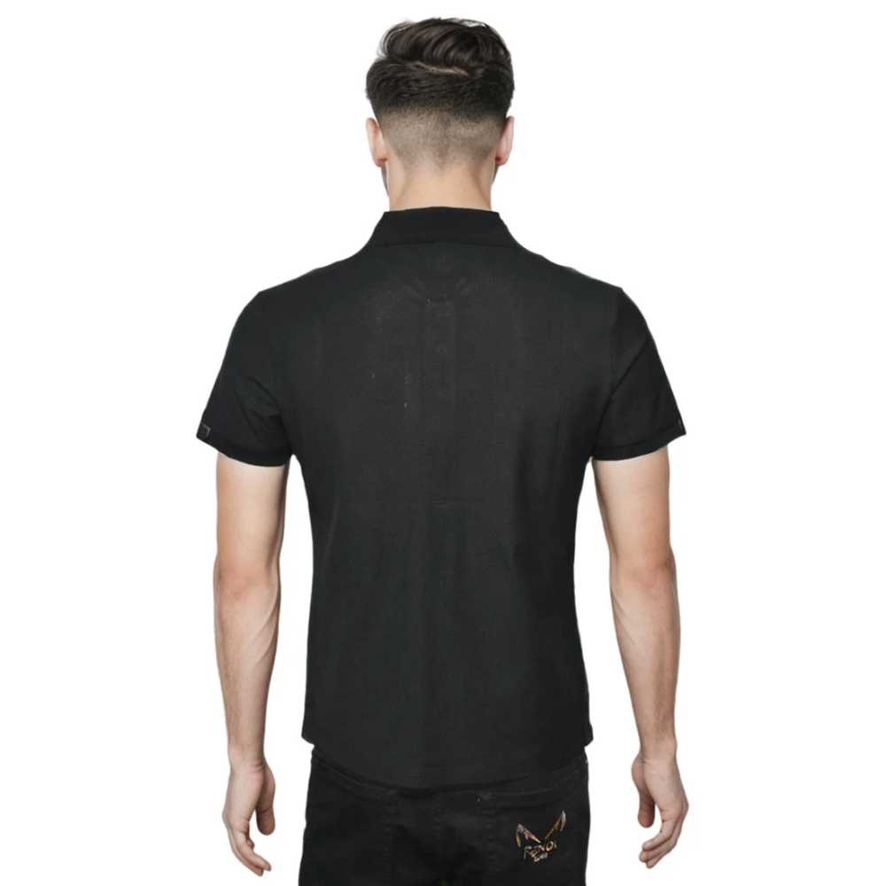 Dior Bee Embroidered Black Premium Polo T-shirt-1