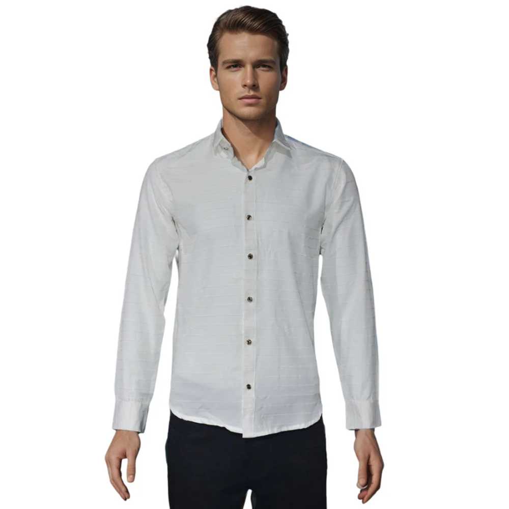 Gucci White Premium Quality Slim Fit Designer Shirt-4