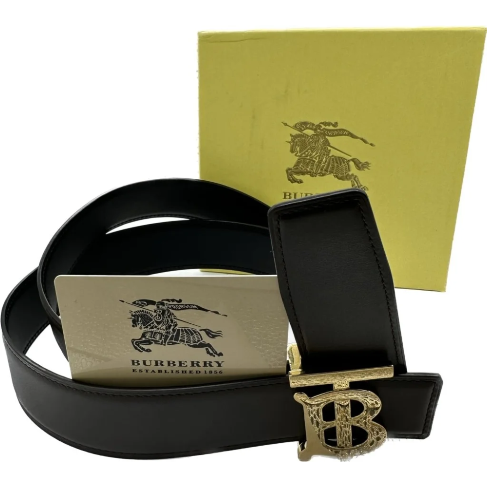 Burberry Black Premium Quality Belt-1