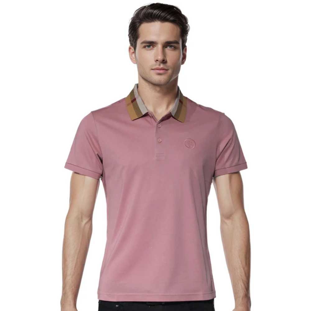 Burberry TB Embossed Logo Pink Premium T-shirt-0